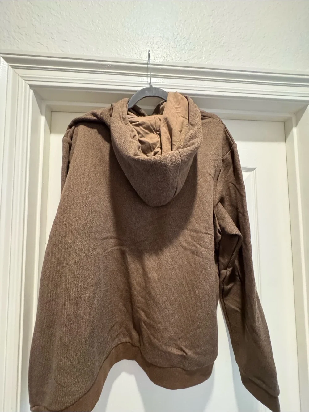 Goodfellow & Co Sz XXL Brown Crewneck Hooded Sweater NWT